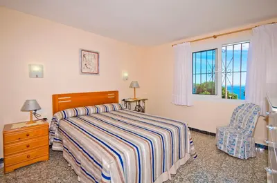Cama o camas de una habitación en Club Villamar - Galiana