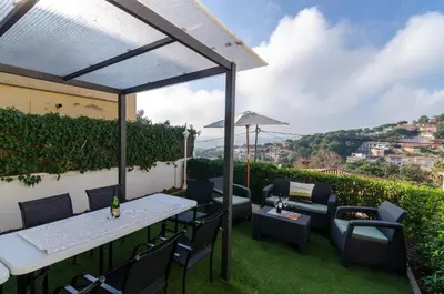Un balcón o terraza de Club Villamar - Lombok