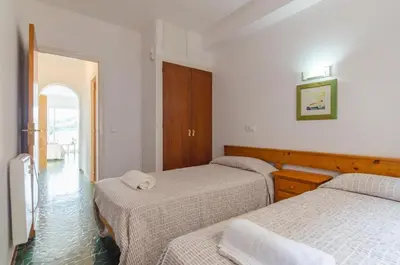 Cama o camas de una habitación en Club Villamar - Lombok