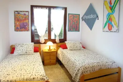 Cama o camas de una habitación en Club Villamar - Tana
