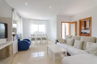 Una televisión o centro de entretenimiento en Club Villamar - Valencia