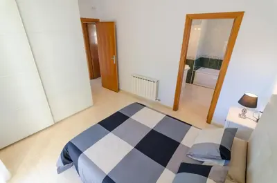 Cama o camas de una habitación en Club Villamar - Valencia