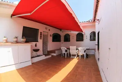 Una televisión o centro de entretenimiento en Club Villamar - Yucatan
