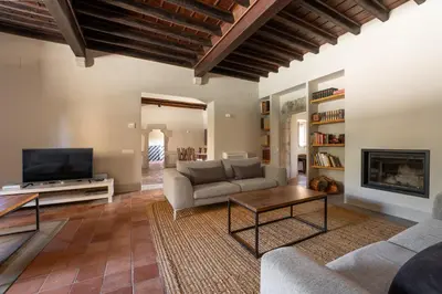 Zona de estar de Deco - Casa Castell de Peratallada