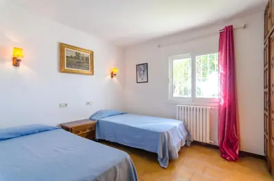 Cama o camas de una habitación en Club Villamar - Delfin