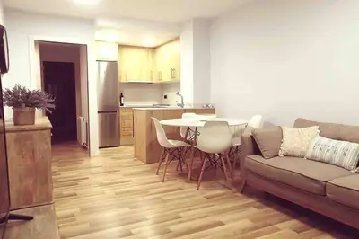 Una cocina o zona de cocina en Apartamento Can CALET con PARKING en Sant Antoni de Calonge