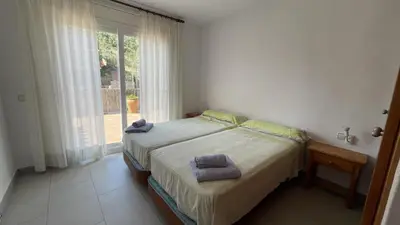 Cama o camas de una habitación en Casa Adela