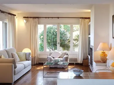 Zona de estar de Holiday Home La Marina Blanca by Interhome