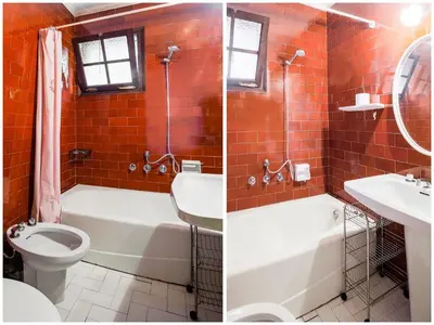 Un baño de Villa in Maresme near Montnegre Park