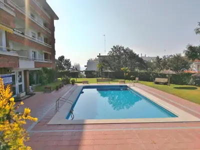 Piscina en o cerca de AL14 Estudio a 250 m playa Fenals, Costa Barava