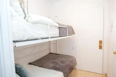 Cama o camas de una habitación en AL14 Estudio a 250 m playa Fenals, Costa Barava