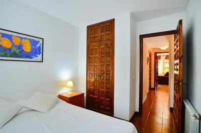 Cama o camas de una habitación en N-3 CALELLA DE PALAFRUGELL 4 PAX