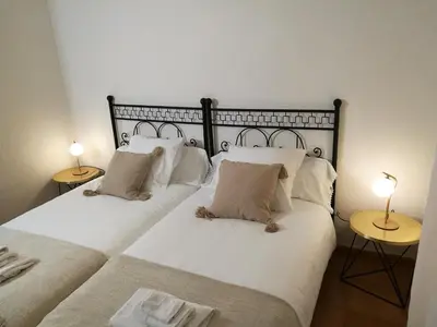 Cama o camas de una habitación en El Paller de Can Puig a la Pera 4/6 pax