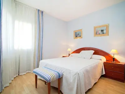 Cama o camas de una habitación en Apartment Edificio Blanqueries by Interhome