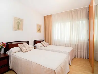 Cama o camas de una habitación en Apartment Edificio Blanqueries by Interhome