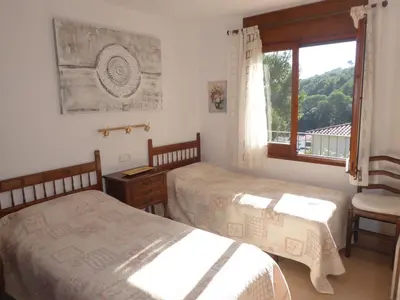 Cama o camas de una habitación en Puig Grui 1