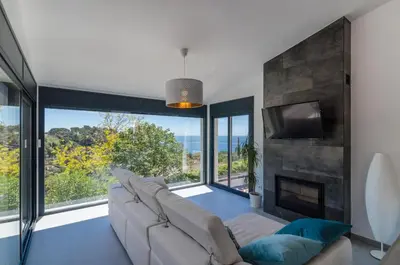 Paisaje cerca de esta villa