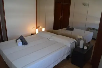 Cama o camas de una habitación en Apartament Mar Brava a 3 min a peu de la platja