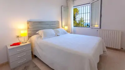 Cama o camas de una habitación en Balco del mar