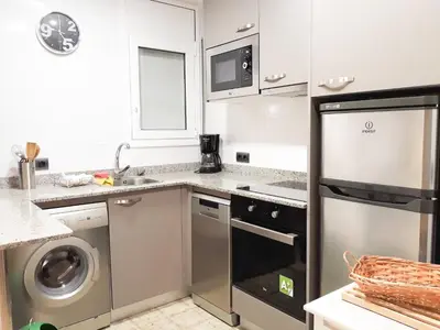 Una cocina o zona de cocina en VILLAS COSETTE Apartamento RANCHO SUIZO 8 1 1