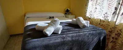 Cama o camas de una habitación en VILLAS COSETTE Apartamento RANCHO SUIZO 8 1 1