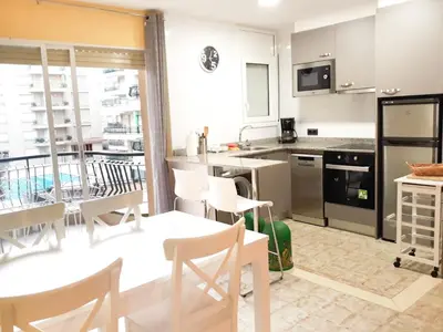 Una cocina o zona de cocina en VILLAS COSETTE Apartamento RANCHO SUIZO 8 1 1