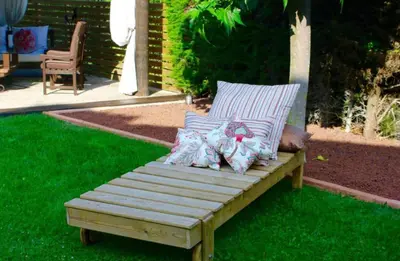 Jardín al aire libre en Suite Garden House