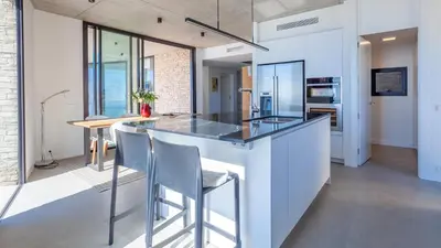 Una cocina o zona de cocina en Villa El Mirador