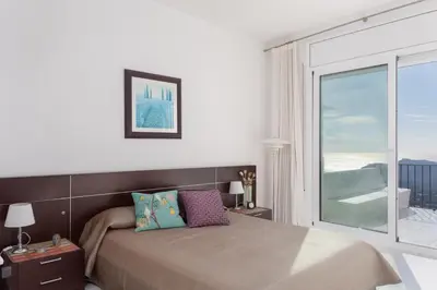 Cama o camas de una habitación en El Colomar