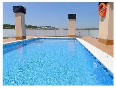 Piscina en o cerca de BEACH&POOL, Boutique Apartament with free parking, full equipped in Fenals Beach