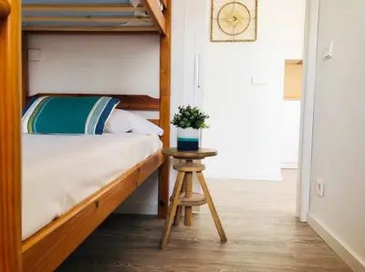 Cama o camas de una habitación en Blanes Bliss Apt
