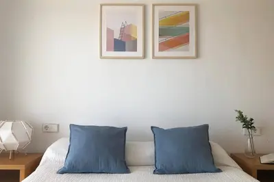 Cama o camas de una habitación en Blanes Bliss Apt