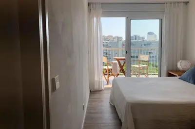 Cama o camas de una habitación en Blanes Bliss Apt