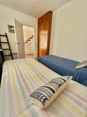 Cama o camas de una habitación en Casa Malva Sa Tuna