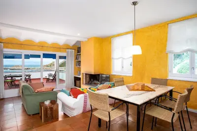 Zona de estar de Casa Malva Sa Tuna