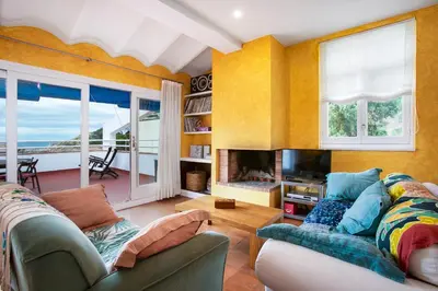 Zona de estar de Casa Malva Sa Tuna