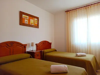 Cama o camas de una habitación en Village Golf Beach