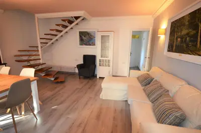 Zona de estar de Apartamento centro de Lloret 8 people
