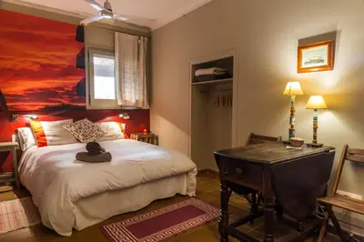 Cama o camas de una habitación en Marakasa B&B