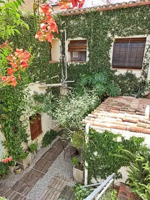 Jardín al aire libre en Marakasa B&B