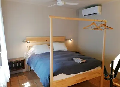 Cama o camas de una habitación en Marakasa B&B