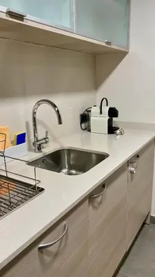 Una cocina o zona de cocina en Pequeño loft para dos