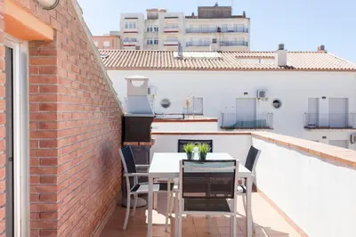 Un balcón o terraza de Sunset Boutique Duplex