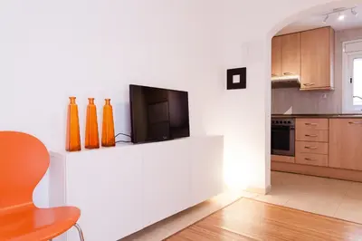 Una cocina o zona de cocina en Patio Budget Apartment 12