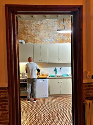 Una cocina o zona de cocina en Can Martí