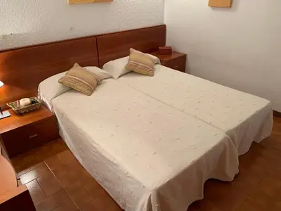 Cama o camas de una habitación en Apartamento en Torre Valentina, la mejor playa!