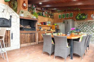 Una cocina o zona de cocina en Villa Origami