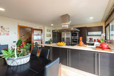 Una cocina o zona de cocina en Villa Origami