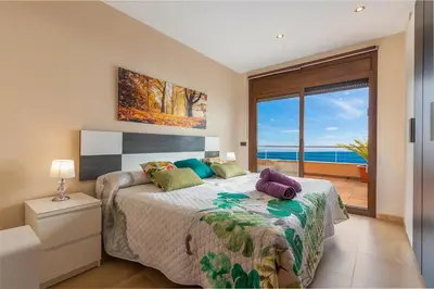 Cama o camas de una habitación en Villa Origami