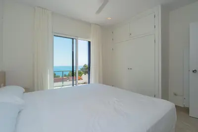 Cama o camas de una habitación en L-3 CALELLA DE PALAFRUGELL 5/ 6 PAX